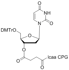structure_N-5107-20 deoxy Uridine 3'-lcaa CPG 2000?